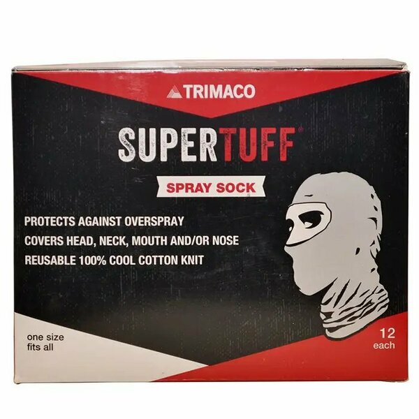 Trimaco SuperTuff Spray Sock, Stretchable Cotton, PK 12 9301-B